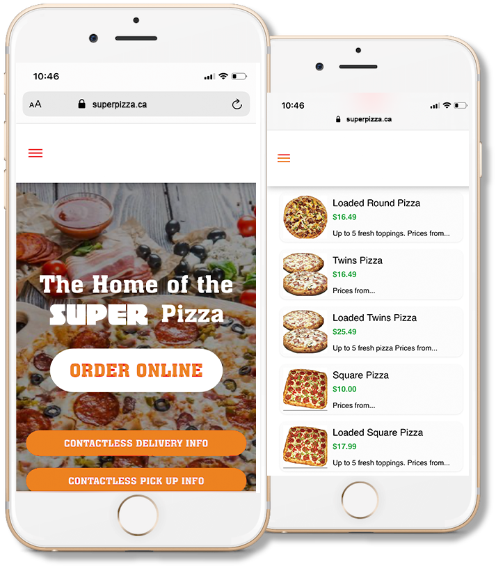 Square pizza mobile